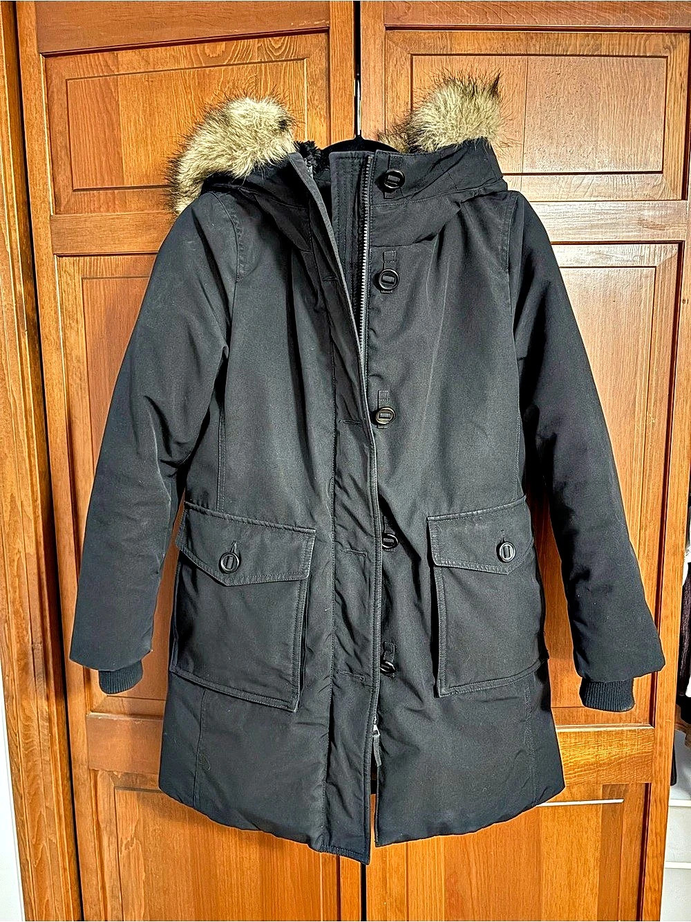 Uniqlo Women's Ultra Warm Down Parka Black XS